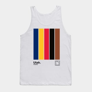 Utah Pride // Original Flag Aesthetic Colors Design Tank Top